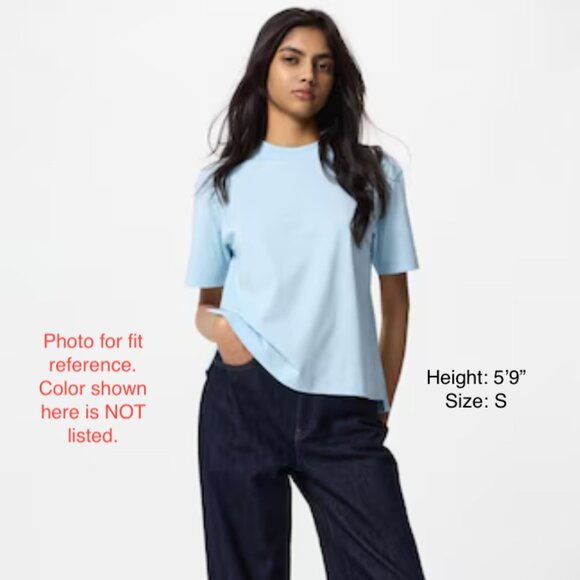 Uniqlo AIRism Cotton T-Shirt in Green - Picture 7 of 8